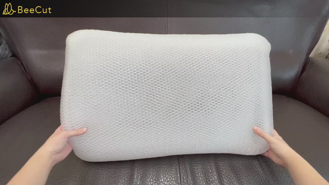 【CERES 席瑞絲】6D高透氣蜂巢氣孔空調枕頭枕芯 可水洗(B0014) product video thumbnail