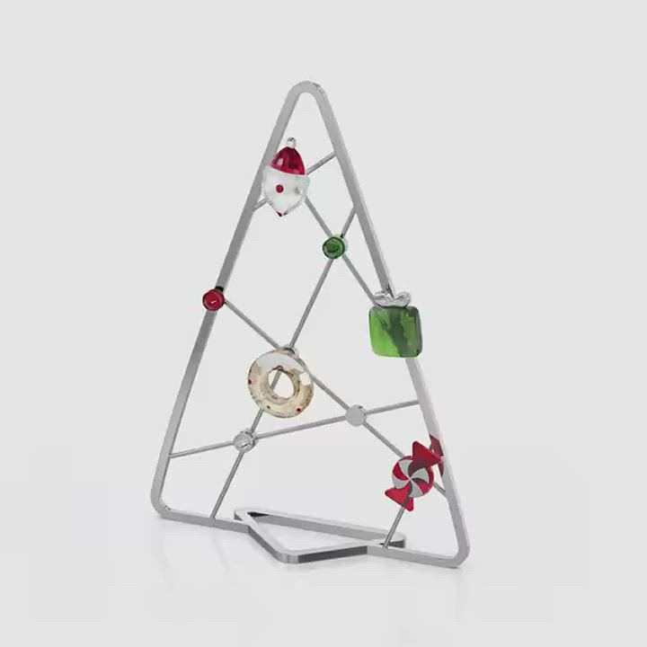 SWAROVSKI 施華洛世奇Holiday Cheers帶有磁石的聖誕樹, 一套七件 product video thumbnail