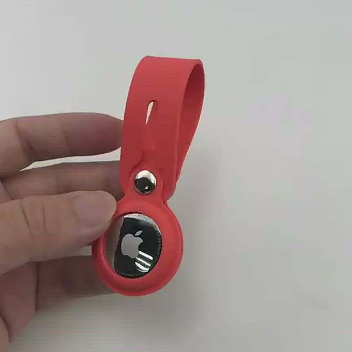 YUNMI AirTag 矽膠鑰匙圈 鑰匙扣 保護套 防丟套 贈保護貼 product video thumbnail
